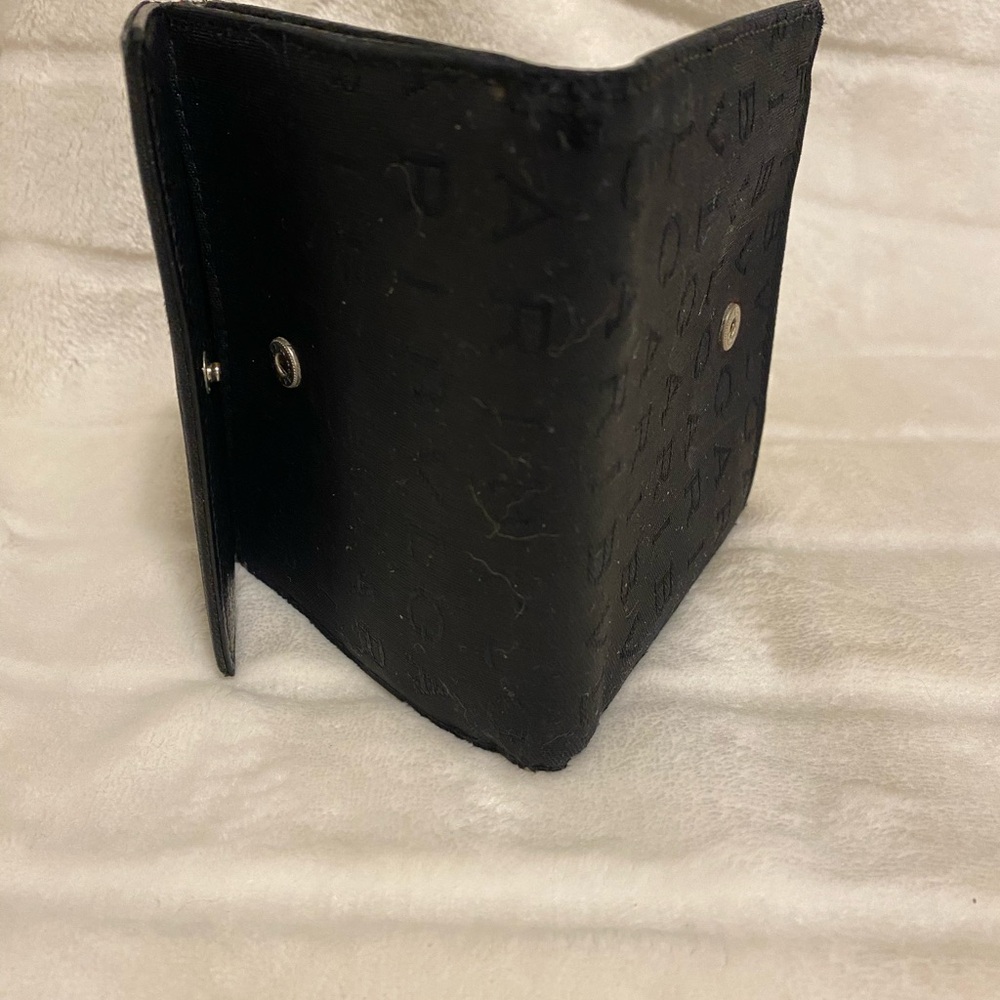 Bvlgari Logo Mania canvas bi-fold wallet in black ✅ COA - Picture 5 of 11